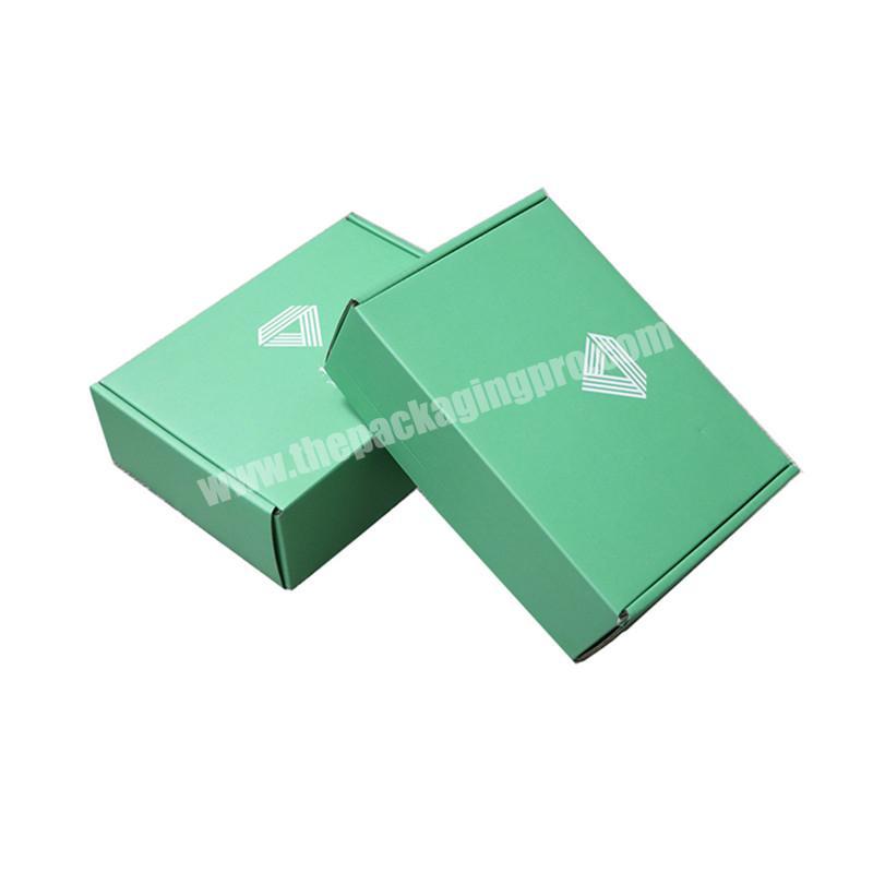 top quality hot sale green custom mailer box