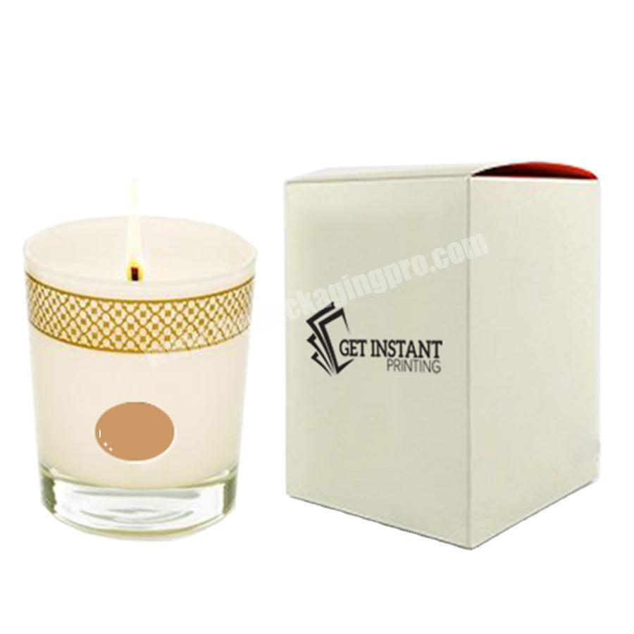 top quality hot sale white luxury candle box