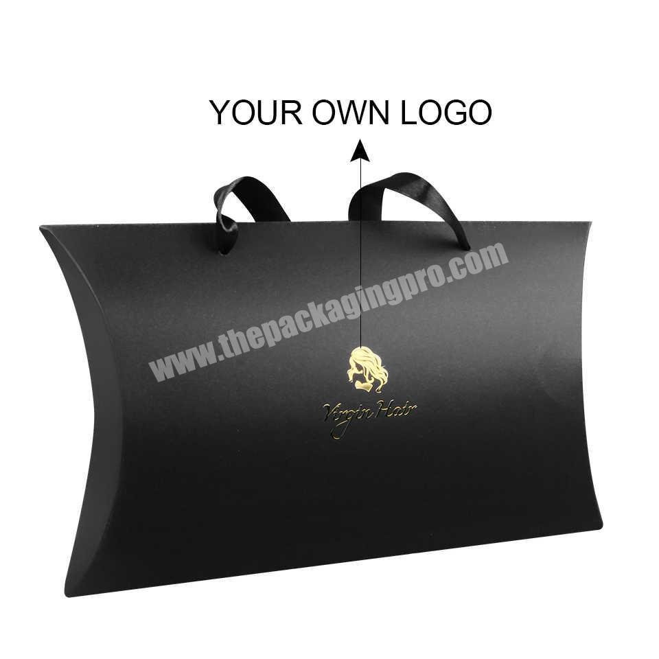Top Quality Low Price Hair Packaging Boxes Pillow For Bundles Fashion Customized