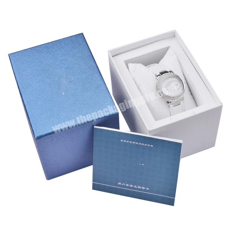 Top Quality personalized rigid board watch gift Boxes