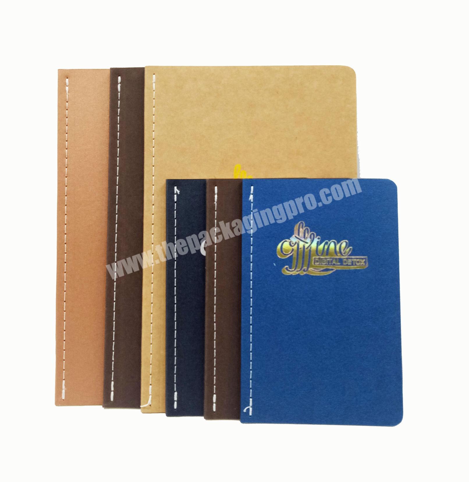 Top quality soft cover notebook custom week planner school student diary writing journal