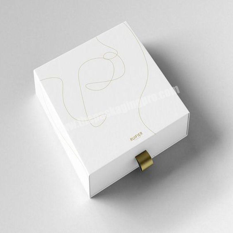 Top Quality Wholesale Fashionable Cardboard Ring Jewelry Box Custom Logo Printed