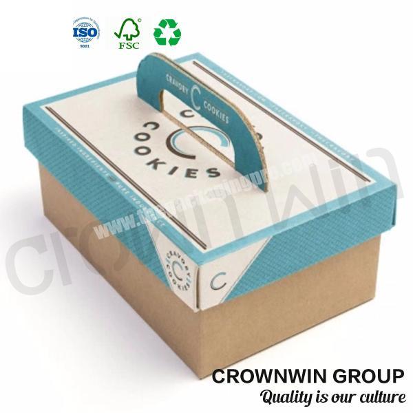 TOP Sale Different Types Personalized Gift Box With Handle Crown Win Package