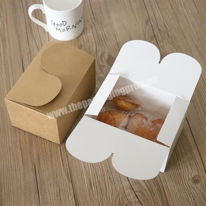 Top Sale Food Grade Kraft Paper Foldable Fast Food Packing Paper Box for Delivery  Take away