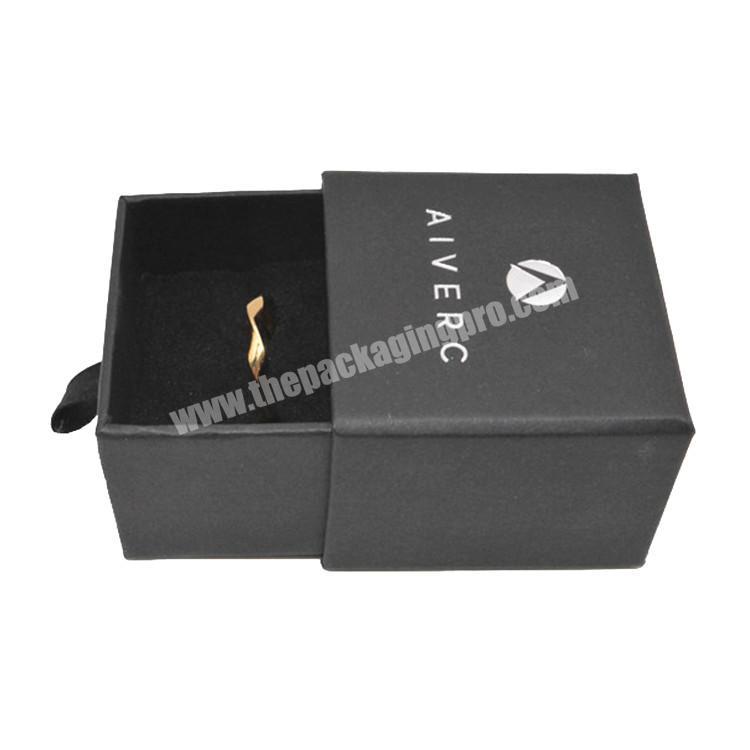 Top sales Custom Logo Sliding Out Drawer Box Fancy Gift Box for Belt Bow Tie Scarf Gift Paper Packaging with PVC Display Window