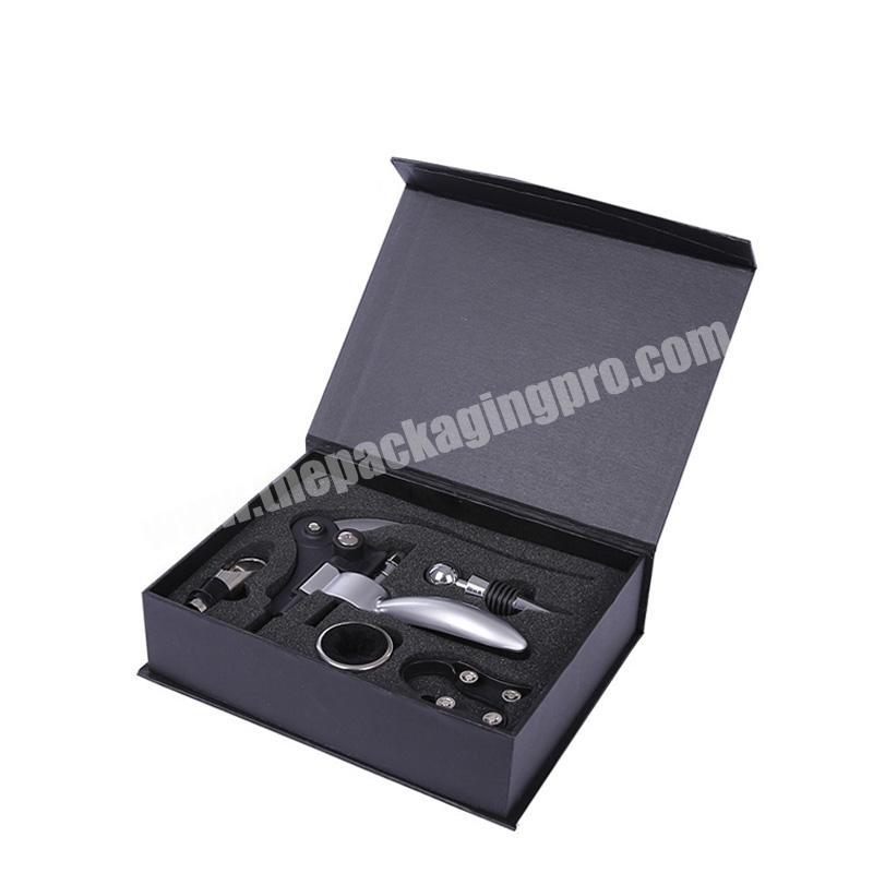 Top selling 5pcs Lever Corkscrew Rabbit Wine Opener Gift Sets in box with Customized Logo