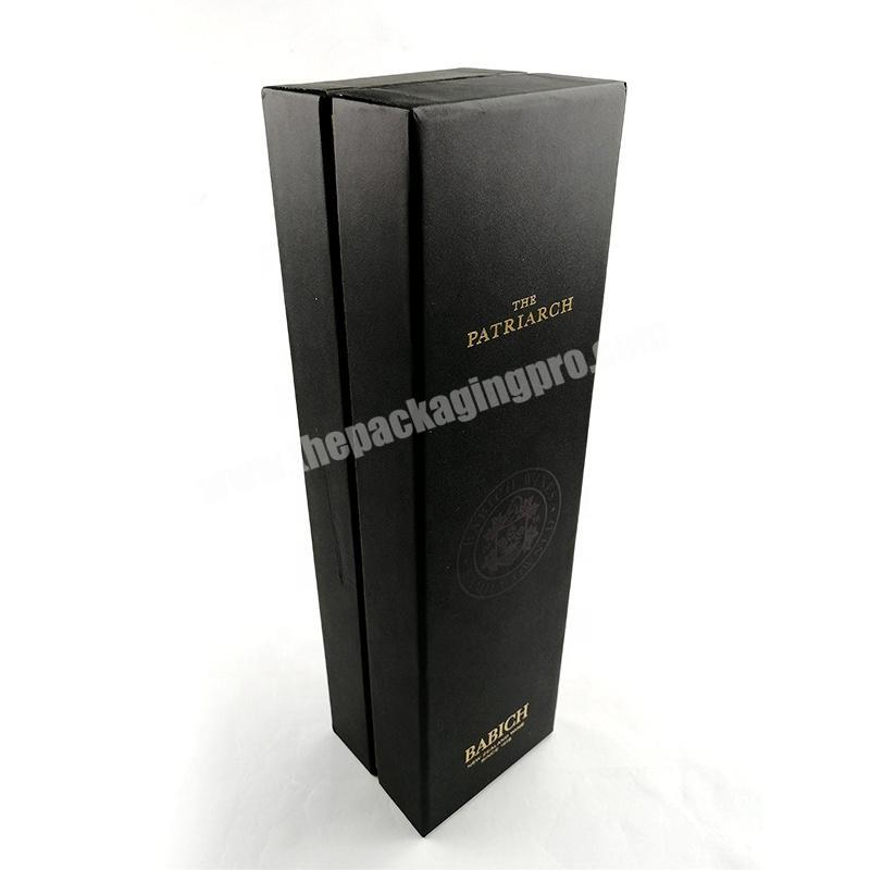 Top Selling Wine Packaging Box For Single Bottle 750ml Dry Red Wine