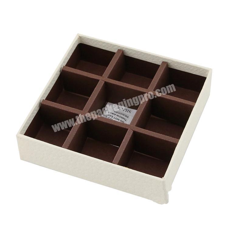 Top supplier chocolate gift box cardboard beautiful design