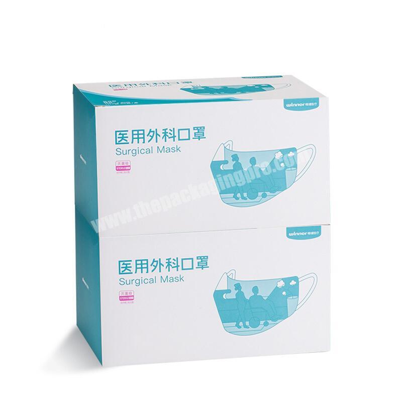 Top Supplier In China Standard Boxes Custom Cardboard Mask Packing Box For Shipping Packaging