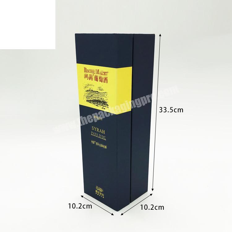 Trade Assurance Supplier Wholesale Fashion paper packaging Wine gift box