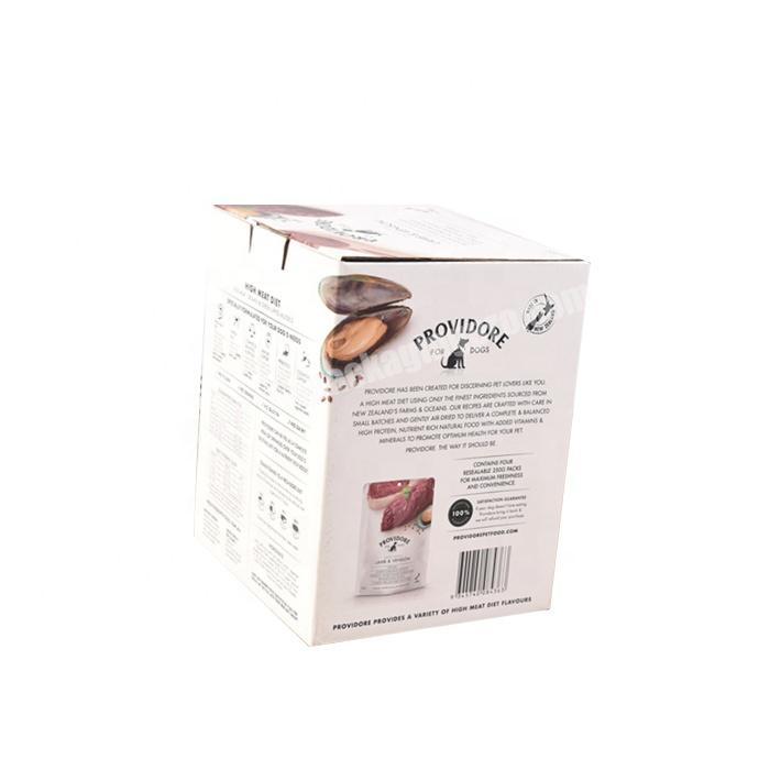 Tuck top e flute corrugated paper packaging box with lid