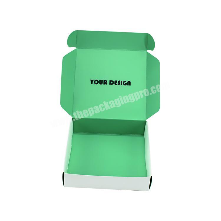 Two layers custom printing paper shipping boxes custom logo mailer box
