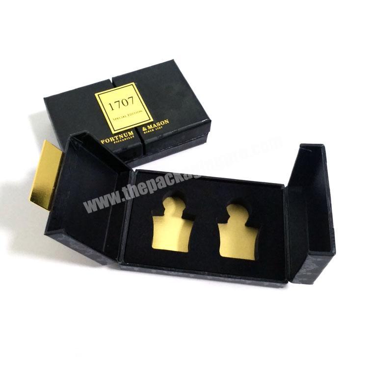 Two sides opening magnetic closure fancy perfume gift box