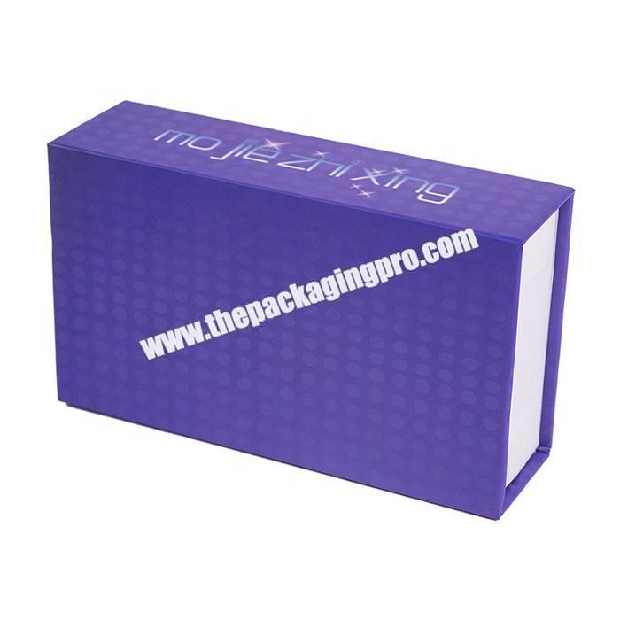 Unique clamshell paper packaging gift box with magnetic closure