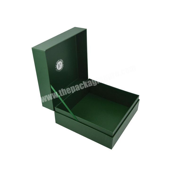 unique design cosmetic box in green color