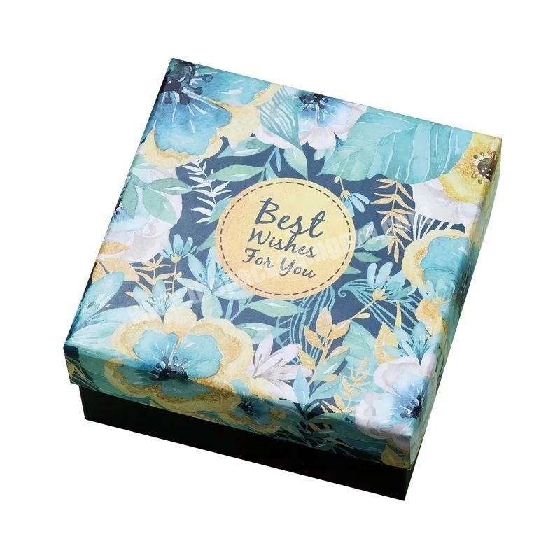Unique Gift Box Packaging, Base With Lid Paper Box With Customized Printed