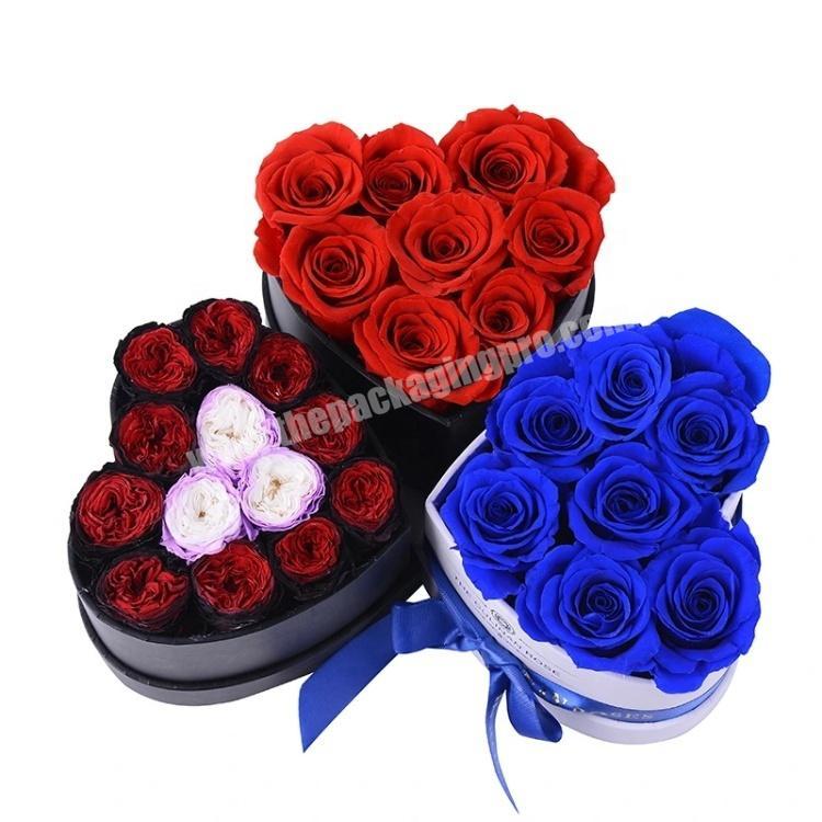 Unique Handmade Heart-Shaped Cardboard Paper Gift Packaging Box for Flowers