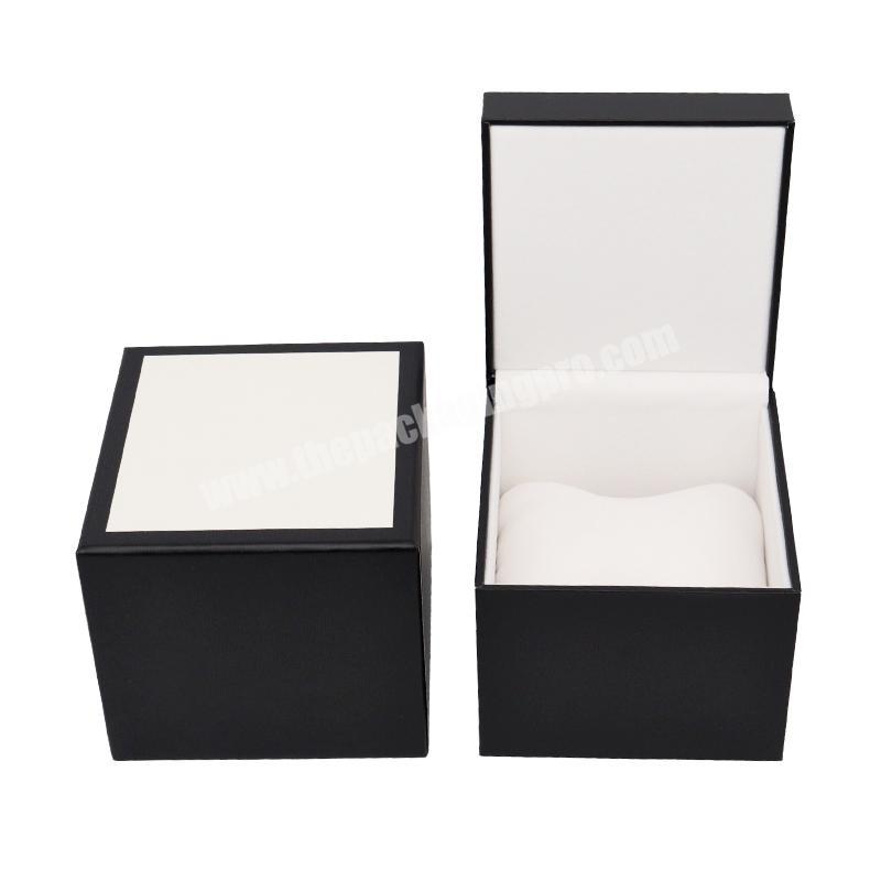 Unique Luxury OEM Factory Black Watch Packaging Box With Custom Logo