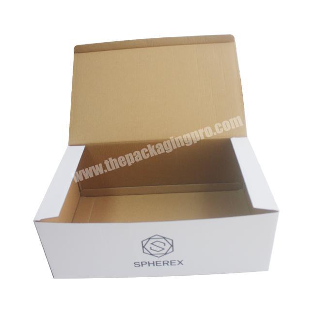 Universal Cardboard Paper Mailer Packaging Shipping Clothing White Gift Print Corrugated Box