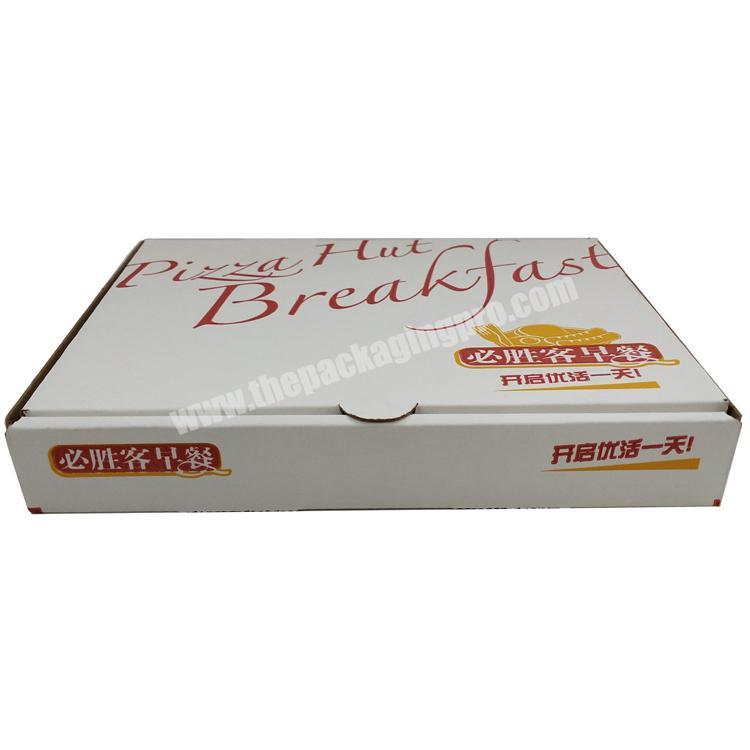 Various Size Corrugated Printed Food Craft Paper Pizza Carrying Box