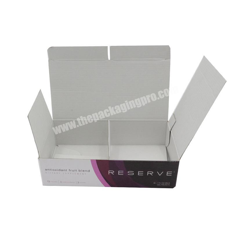 Various specifications foldable monochromatic card Board Packaging Gift Box For Packing