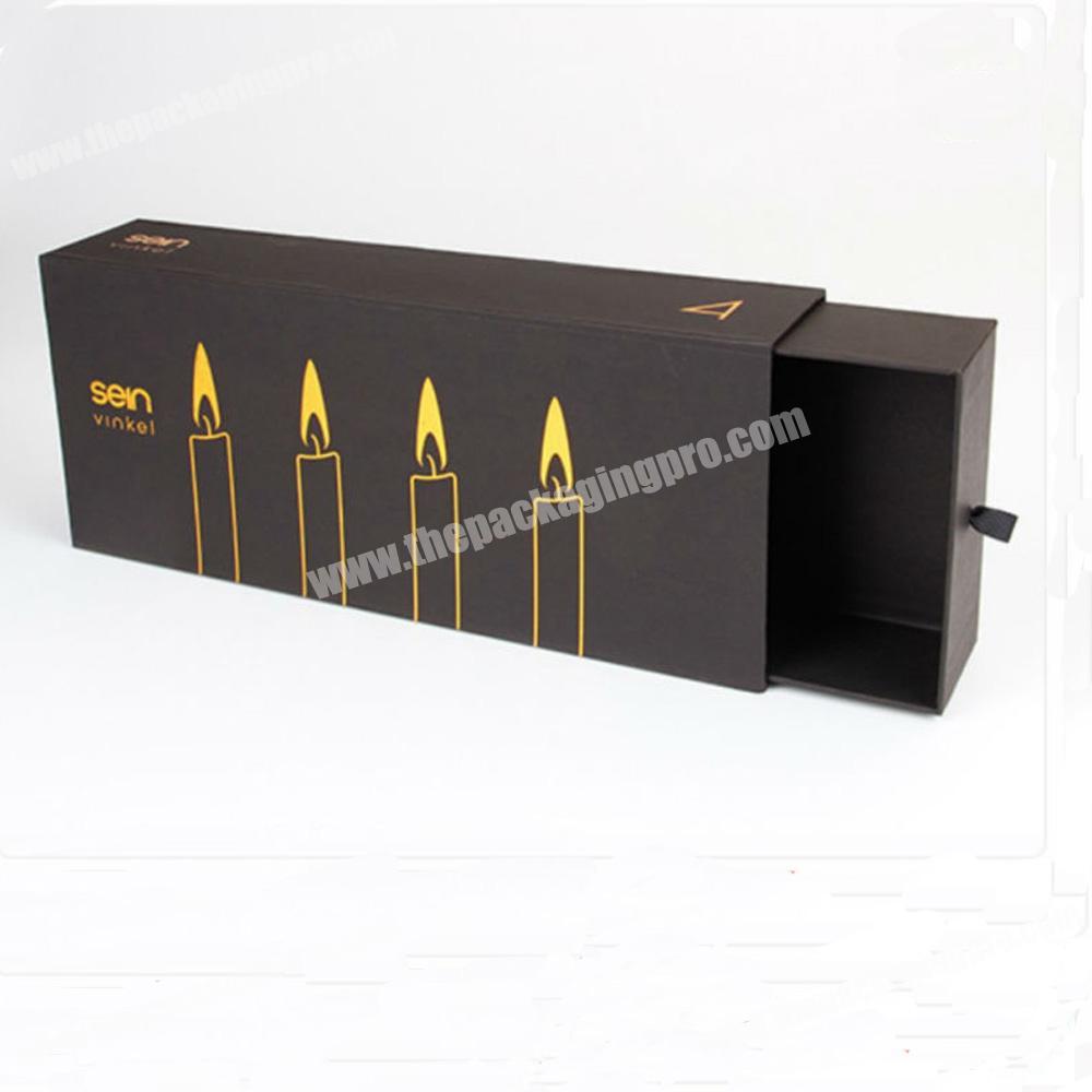 votive drawer paper box packaging for candles wholesale