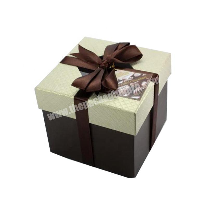 Wedding Cake Packaging Card Invitations Paper Gift Customize Chocolate Candy Favors Gift Wedding Boxes For Guests