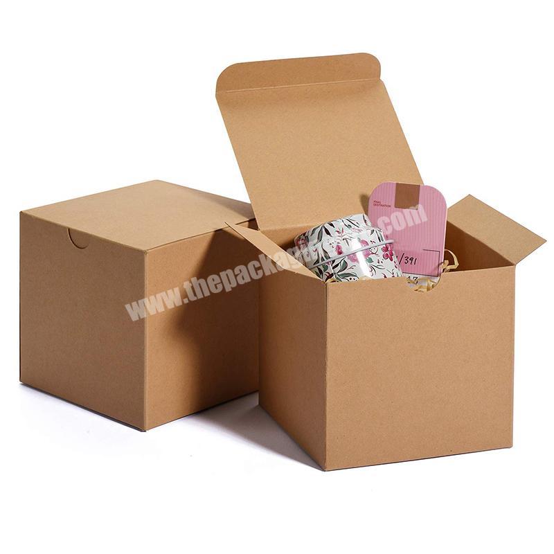 Wedding Favors Paper Crafting Gift Boxes with Lids, Small Cupcake Bridesmaid Proposal Kraft Boxes