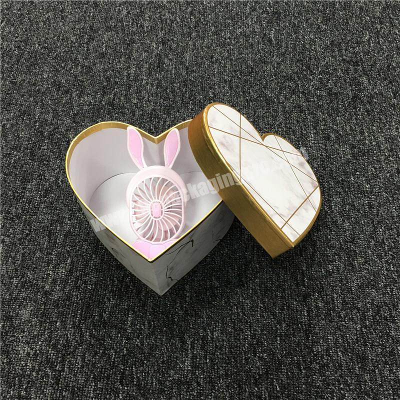 wedding heart shape custom logo big christmas packing boxes packaging with lid