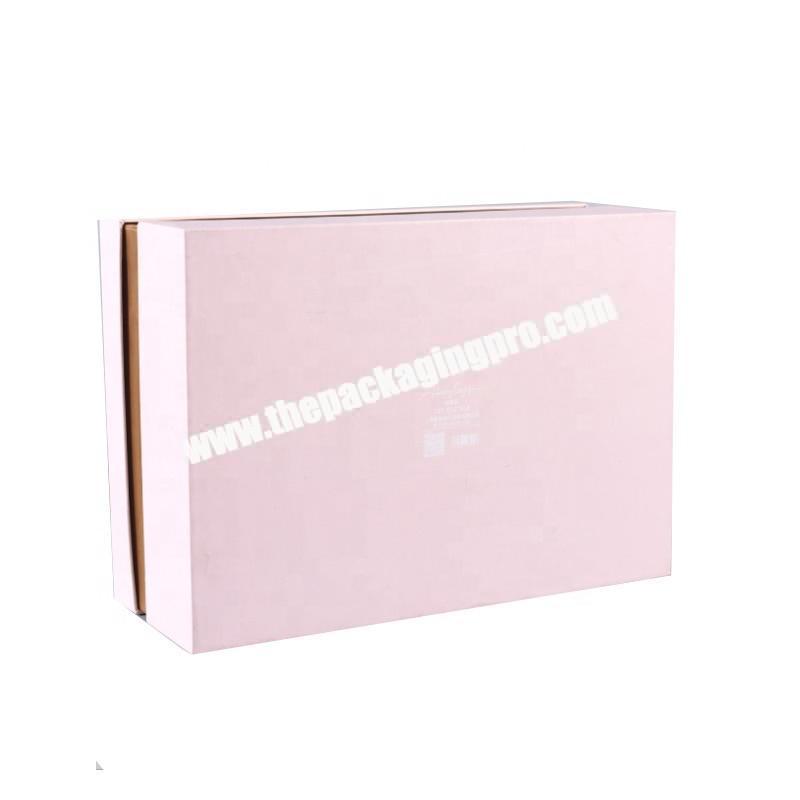 Wedding luxury packaging hard cardboard paper packing box with cover