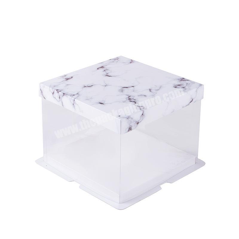 Well Designed cake box white cake boxes black cake transparent box with factory prices