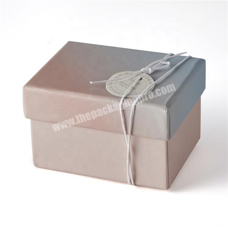 Well-designed custom wedding paper box gift rigid carton