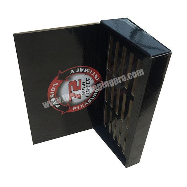 Well Designed shanghai paper box cardboard matte black with insert sweet best quality