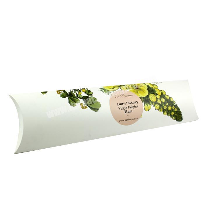 White Beauty Flower Hair Extension Paper Packaging Box