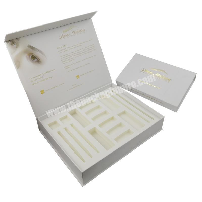 White Cardboard Beauty Essential Oil Gift Box Packaging