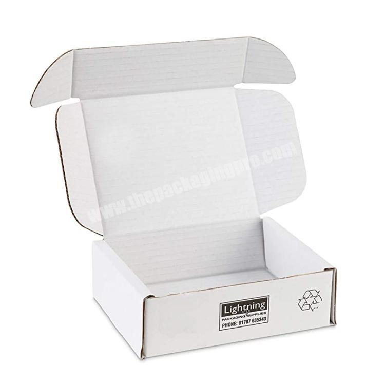 WHITE SHIPPING CARDBOARD BOXES POSTAL MAILING GIFT PACKET RoyalMail SMALL PARCEL 