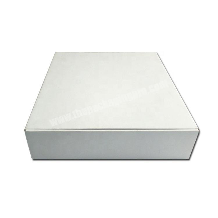 White color beautiful packaging clothes box, fancy clothes packaging box with custom printing