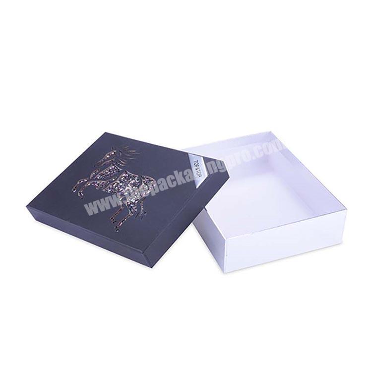 white craft wig lid and base rigid boxes custom logo cheap wholesale