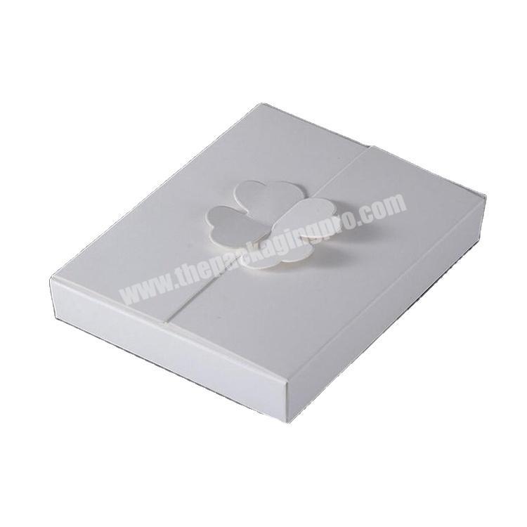 White Customized Box Foil Stamping Lid Box Skin Care Box