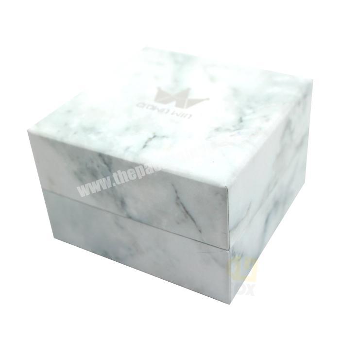 White Dongguan Custom Luxury Cardboard Paper Marble Gift Box Rigid Custom Packaging