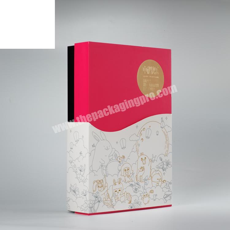 white glossy custom packaging magnetic paper gift box packaging luxury