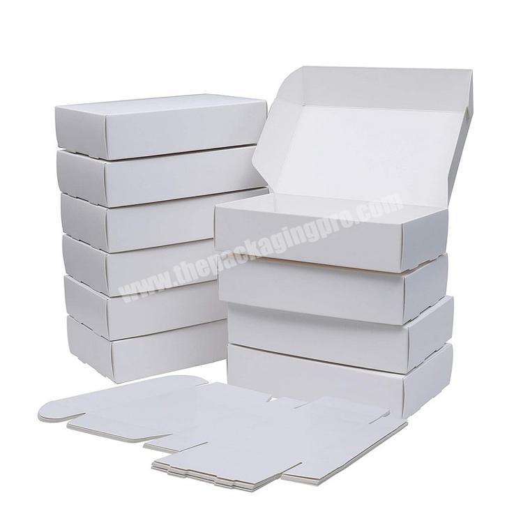 White Kraft Box Cupcake Boxes Flat Pack Presentation Boxes Storage Box for Chocolates Gifts PieBakery Party Festivals & Wedding