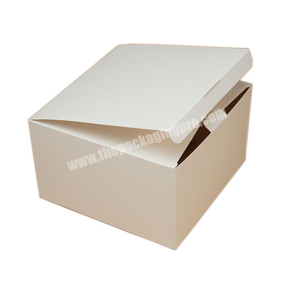 White Paper Hat Box Foldable Packaging Box