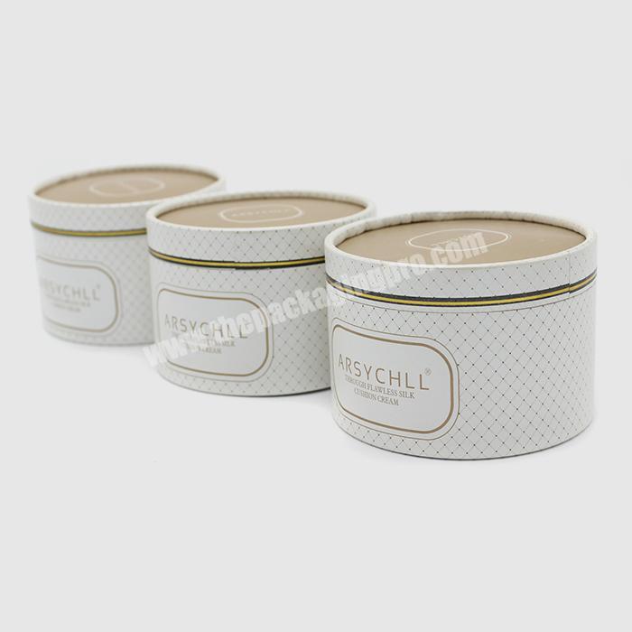 white paper tube packaging biodegradable cardboard paper tube round paper box