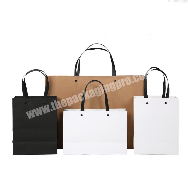 White Premium Quality Hand Retail Paper Bag Shopping Packaging Gift Mini women handbags paper Bags With Handles
