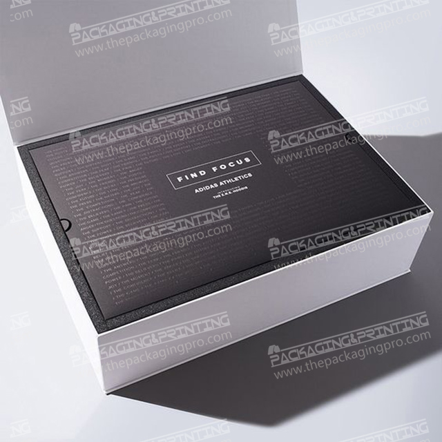 White Simple Clamshell Product Box