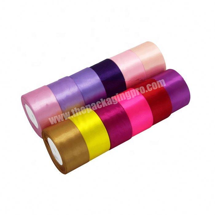 wholesale 2 Inch Double Face Satin Ribbon For Gift Box Packing