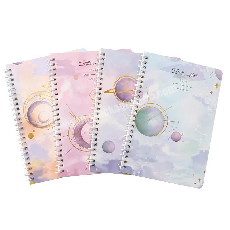 Wholesale A4 A5 Size Office School Statlonery Thick Spiral Custom Notebook Printing Note book Diary With Dividers