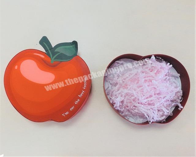 Wholesale Apple shaped creative packaging box for gift chocolate candy