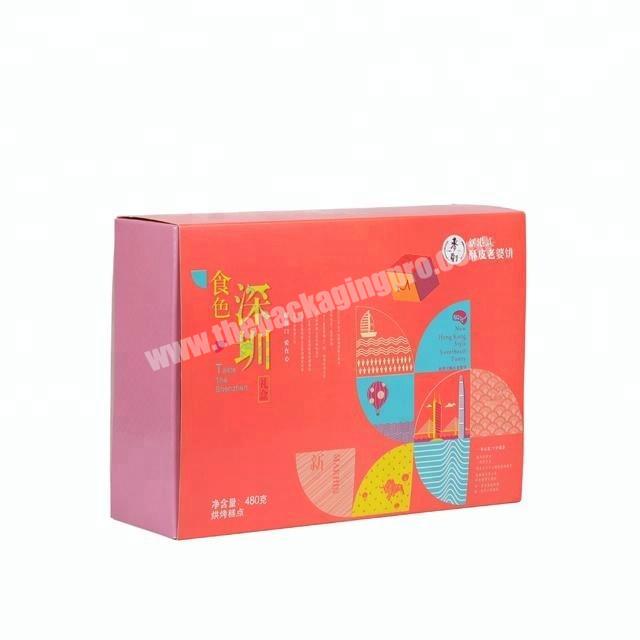 wholesale biscuit boxes packaging wiht plastic tray